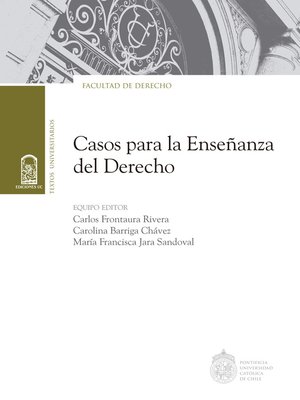 cover image of Casos para la Enseñanza del Derecho
